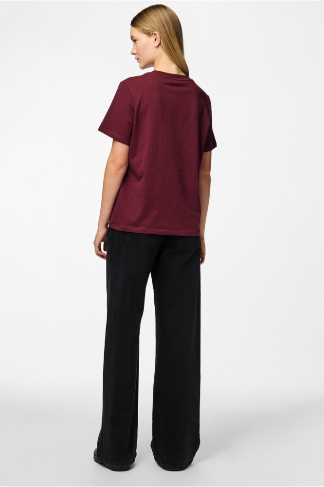 PCRIA SS SOLID TEE JRS NOOS BC 17140802 TAWNY PORT